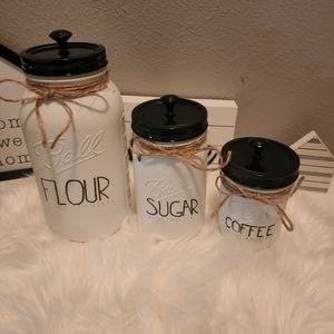 New Kitchen Mason Jar Decor